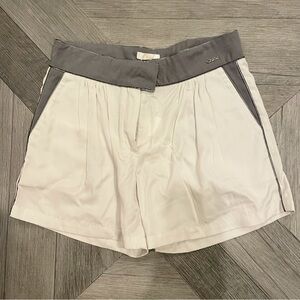 Chloe Girls Kids Teen Gray White Shorts 12 Dressy Clean NWT